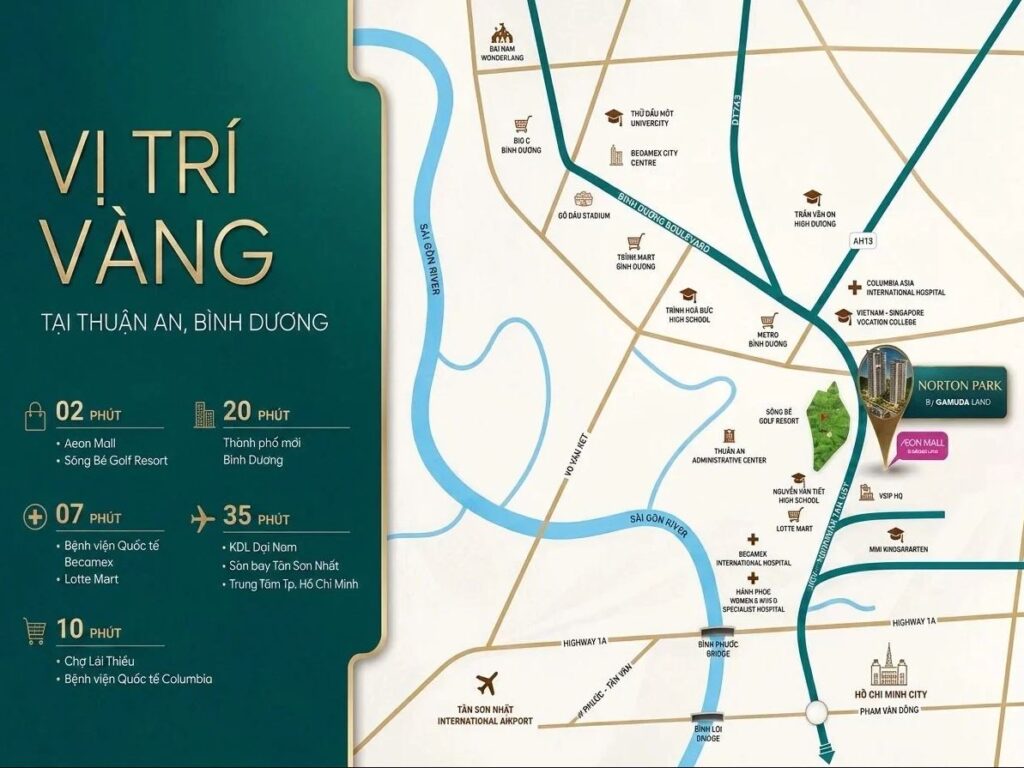 Vị trí toạ lạc dự án Norton Park