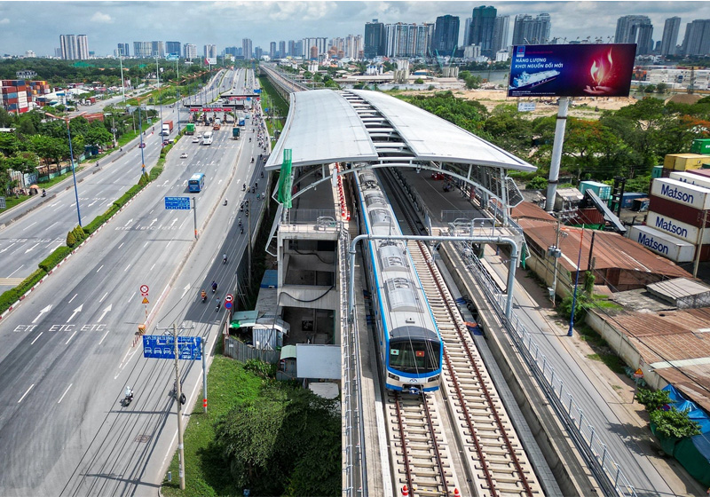 Tuyến Metro hiện đại tại TP Hồ Chí Minh