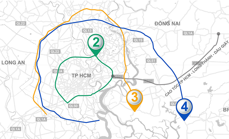Sơ đồ Vành Đai 4