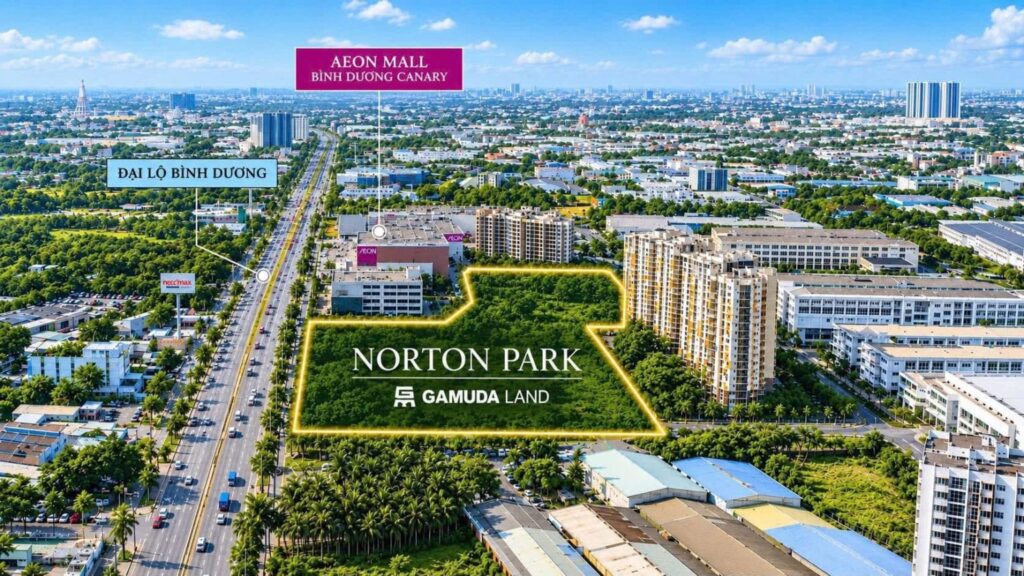 Từ Norton Park, cư dân chỉ cần vài bước chân để tiếp cận hàng loạt tiện ích cao cấp, hiện hữu của khu vực